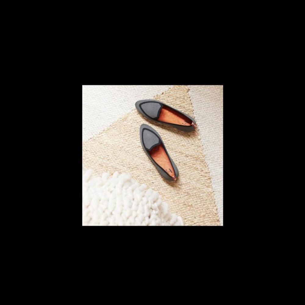 JUDY + Birdies Starling Gray Slip-On Flats- Size 10
